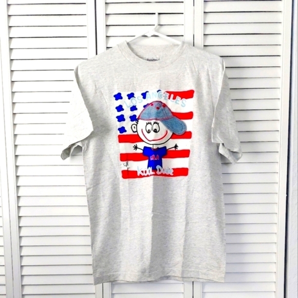 VTG Danny First Kool Kid Light Grey Unisex Short Sleeve Medium Shirt - Picture 2 of 8